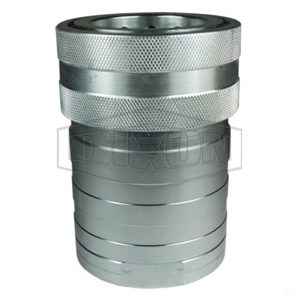 DQC H Industrial Interchange High Volume Female Coupler, 1-7/8-12 Nominal, Female O-Ring Boss End S